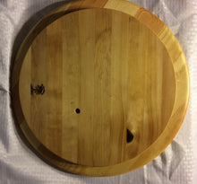 20" Reclaimed Wood Lazy Susan with Base