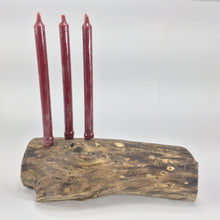 Log Candle Holder
